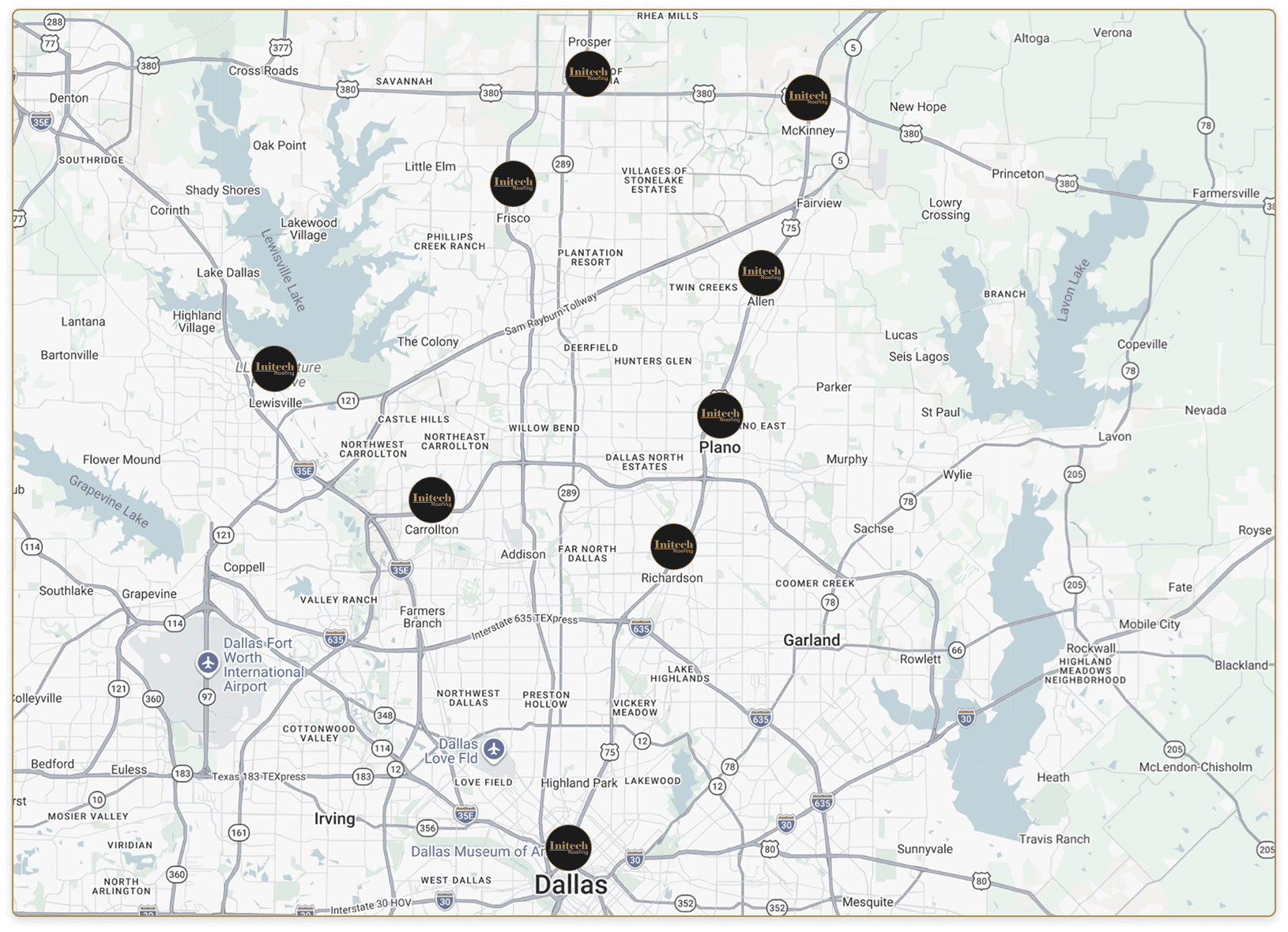 service area map